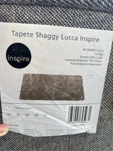 Tapete Inspire Cinza Escuro 2,00 x 2,50 m l Grande