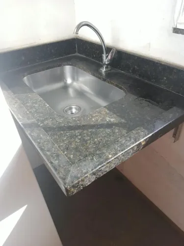 Pia de granito com cuba