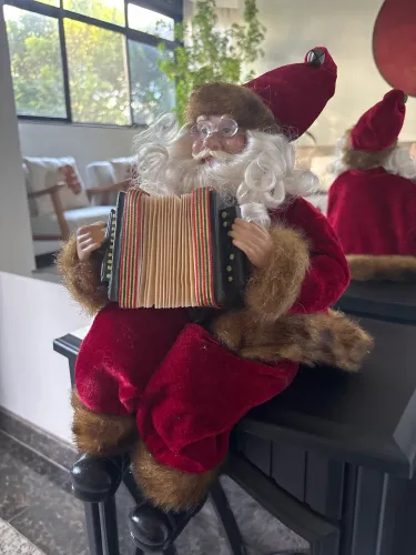Papai Noel que toca Sanfona