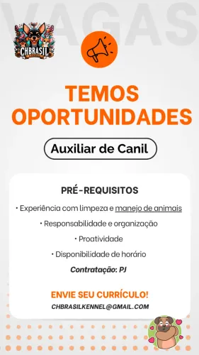 Auxiliar de Limpeza - Canil