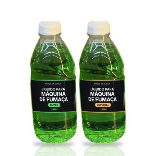 LIQUIDO SUPER PARA MAQUINA DE FUMAÇA KIT 2L