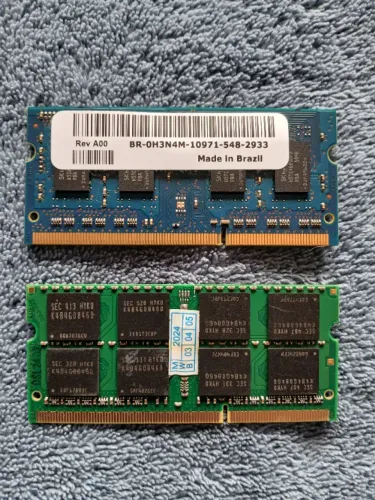 KIT Memória DDR3 para notebook (8 e 4 gb)