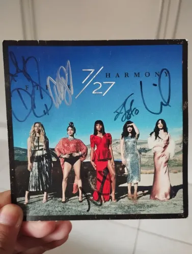 Capa CD 7/27 Fifth Harmony Autografado Pelas 5 Integrantes Original
