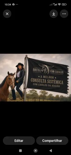 Consulta sistêmica com cavalos 388. * Josiane Araújo da Silva