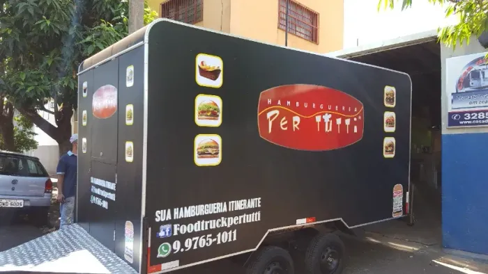 Trailer hamburg food