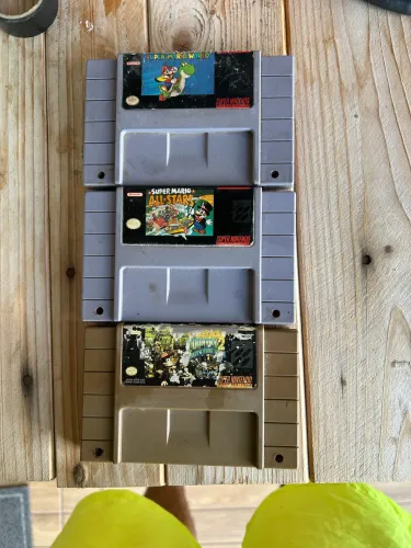 Jogos originais de super Nintendo fitas