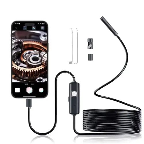 Endoscópio para smartphone Android Tipo C e Micro USB 