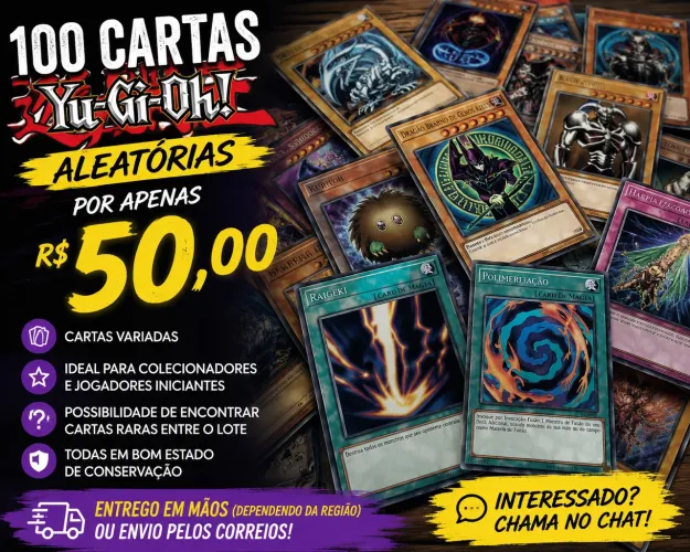 100 Cartas de Yu-Gi-Oh
