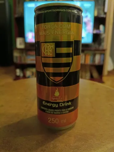 Lata Flamengo Energy Drink ( ANTIGA VAZIA)