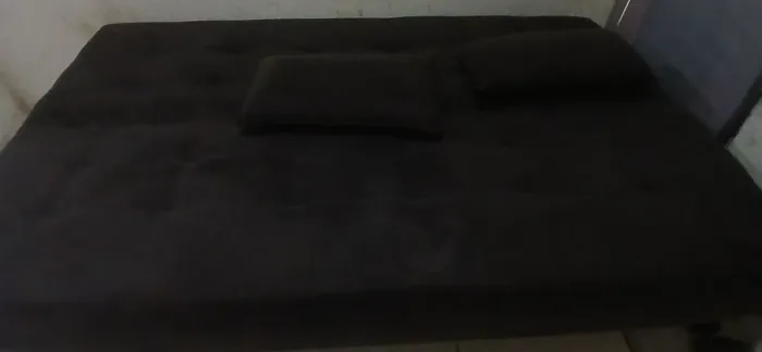 Sofá cama marrom