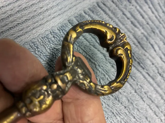 Chave de bronze europeia 13 cm rara 