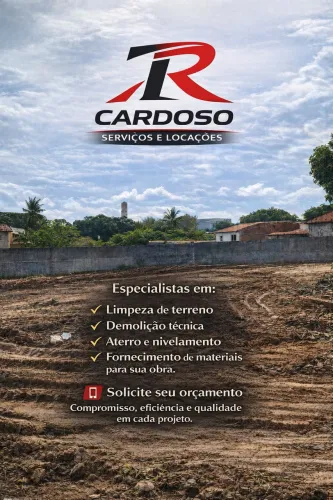 TR Cardoso - Aterro, Limpeza de Terreno e Demolição