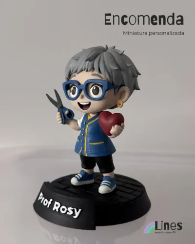 Miniatura personalizada artesanal 12cm