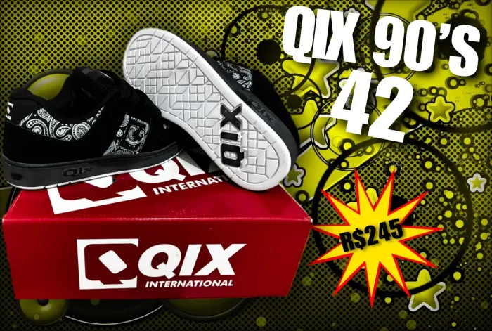Tênis Qix 90's OG Paisley Bandana - Tam 42 - NOVO NA CAIXA