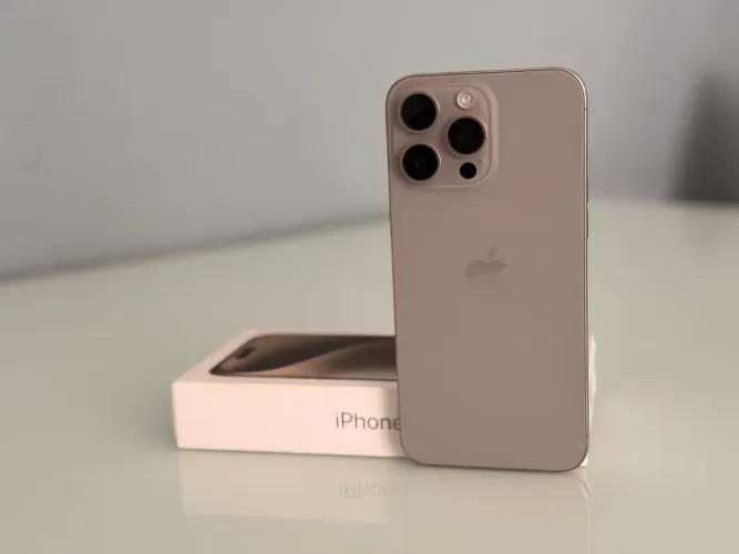 iPhone 15 pro Max 256GB Natural Titanium 