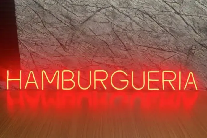 Iluminação led HAMBÚRGUERIA