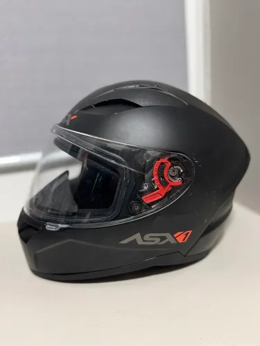 Capacete ASX City SV Preto Fosco - Tamanho 57/58