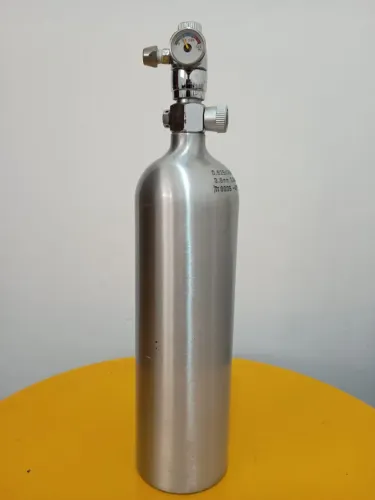Cilindro CO2 Alumínio 1L + Válvula Solenóide WYIN 220V