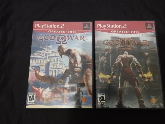 God of War 1 e 2 PS2 Originais 