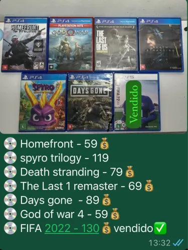 Jogos ps4 parcelamos