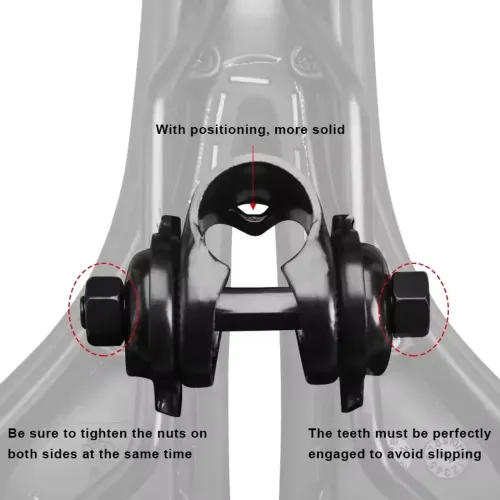 de Fixação Rápida para Selim de Bicicleta com Abraçadeira de Metal