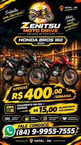 ALUGUEL DE MOTOS PARA APLICATIVO