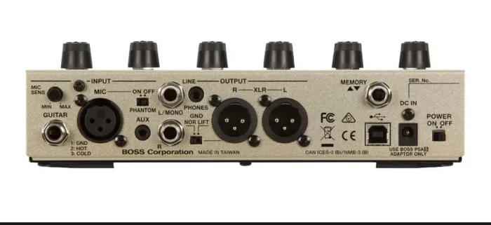 Pedal De Efeito Boss Vocal Effects Acoustic Singer Ve-8 Bege