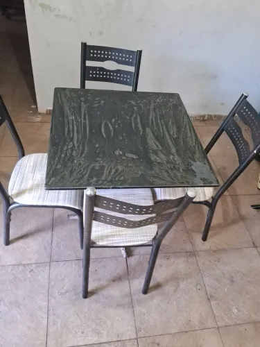 Mesa de pedra jantar faço entrega