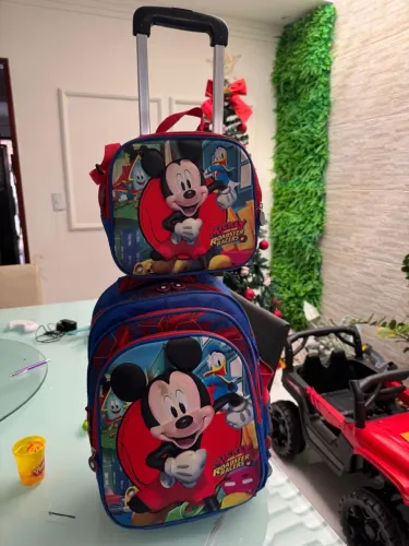 Mochila rodinha Mickey