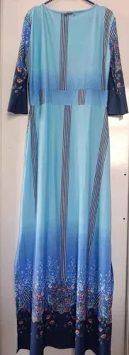 Vestido longo malha fria novo Tam M
