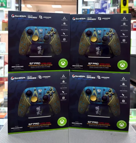 Controle Gamesir G7 Pro Wuchang:fallen Feathers Xbox /pc Misto Azul/ Verde