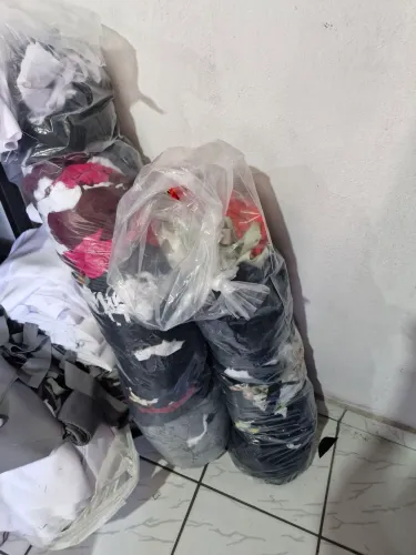 Retalhos para encher sacos de pancada