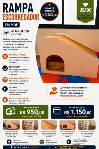 Rampa - Escorregador Integração Sensorial