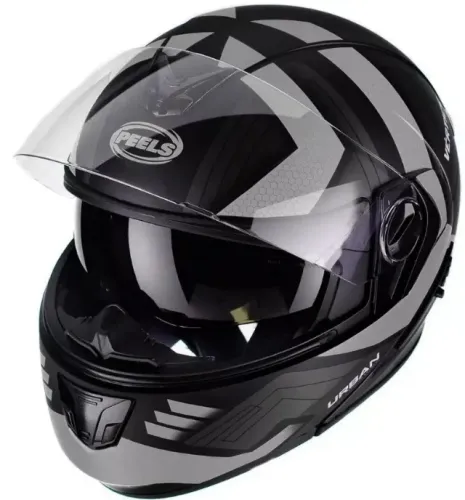 Capacete Peels Urban Vertice Escamoteável Robocop com viseira interna