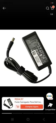Fonte Carregador Para Dell Inspiron 14r 5437 14-3442 P41f