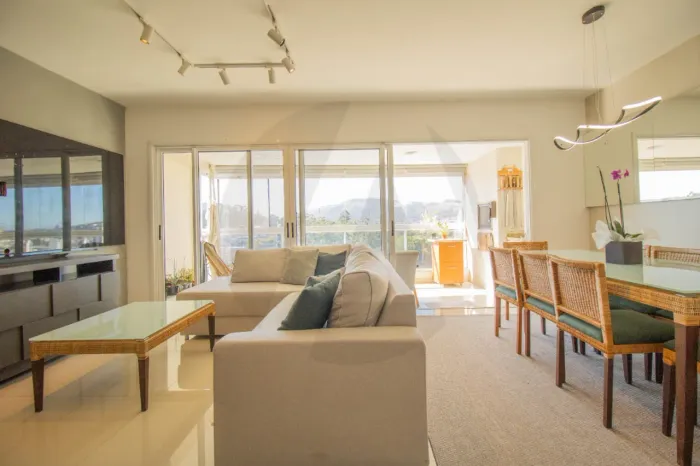 Apartamento Mobiliado com 128m², 3 Dormitórios e 2 Suítes - Parque Panamby, Central Parque