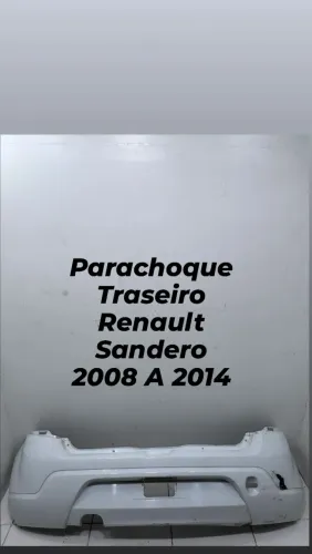 Parachoque traseiro sandero 2008 A 2014 original 