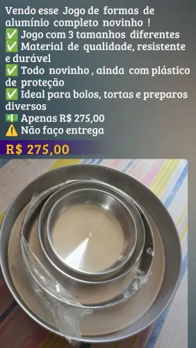 Vendo essas formas novinhas 