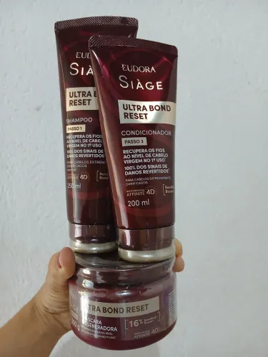 Kit shampoo o boticário com 3 peças promoção