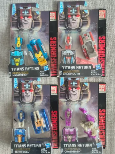 Set completo 4x Transformers Titans Masters Wave 1, Titans Return, Generations, Hasbro