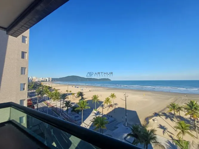 Apartamento para locação em Praia Grande no bairro Guilhermina frente mar