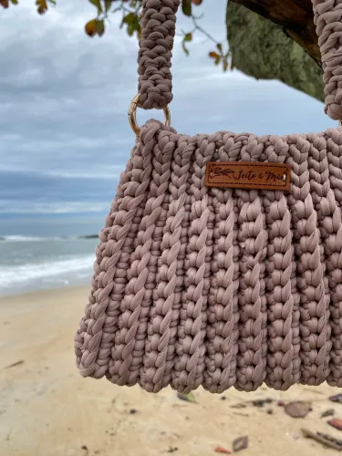 Bolsa de Crochê Artesanal Feita à Mão | Exclusiva e Elegante