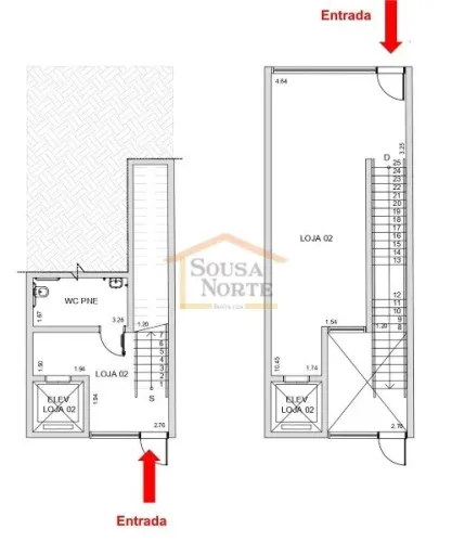Locação de Loja em São Paulo-SP, bairro Sumaré com 78.84m² Área Const. e 78.84m² Área Terr