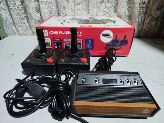 Console Tectoy Atari Flashback X 110 Jg Ótimo Estado Funcionando