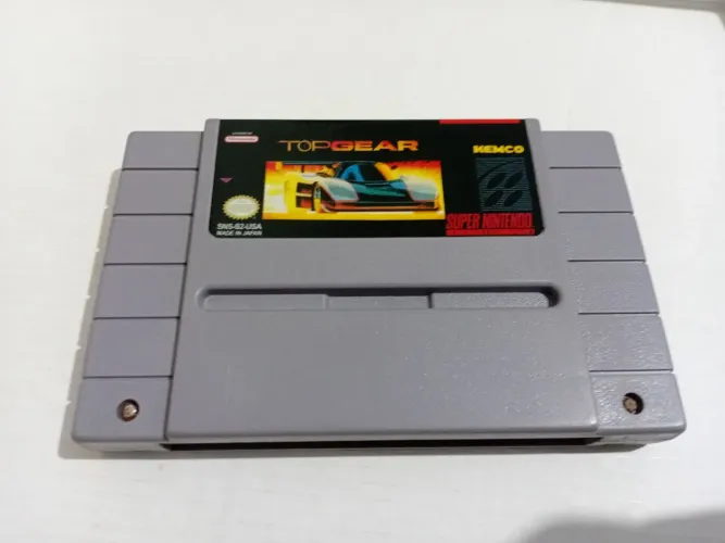 Top Gear 1 original relabel para Super Nintendo