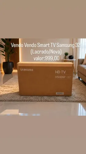 Vendo Smart Tv 32 Polegadas Samsung Lacrada