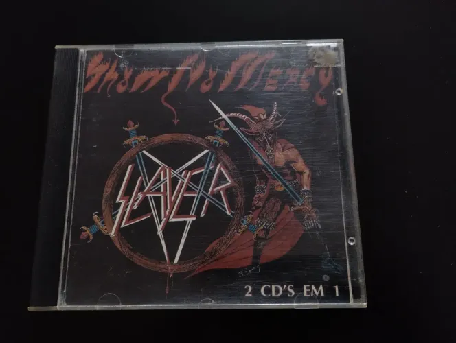 CD Slayer - Show No Mercy plus Hauting The Chapel 2 em 1 RARO Thrash Metal Metallica Venom