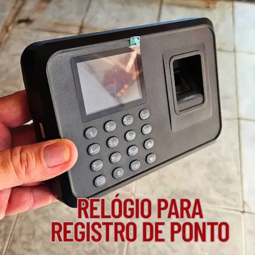 Relógio De Ponto Biométrico Leitor Digital Empresas Usb Ponto Biométrico