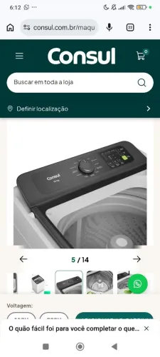 Lavadora Consul automática 