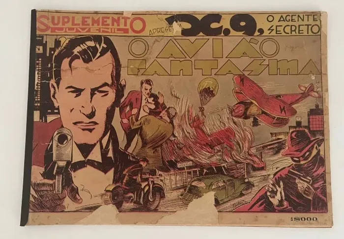 HQ Antiga Agente Secreto X-9 - Suplemento Juvenil - Original